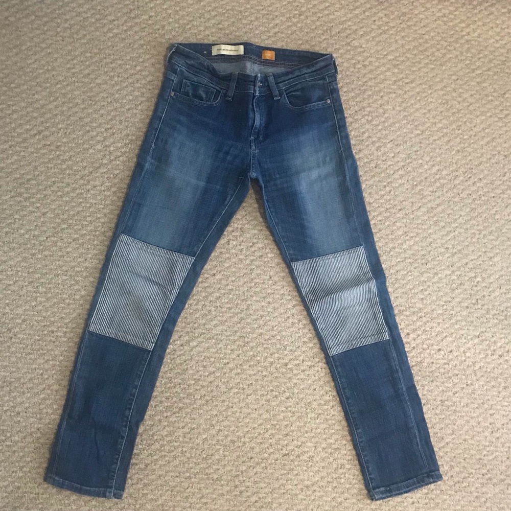 Patchwork Denim Jeans